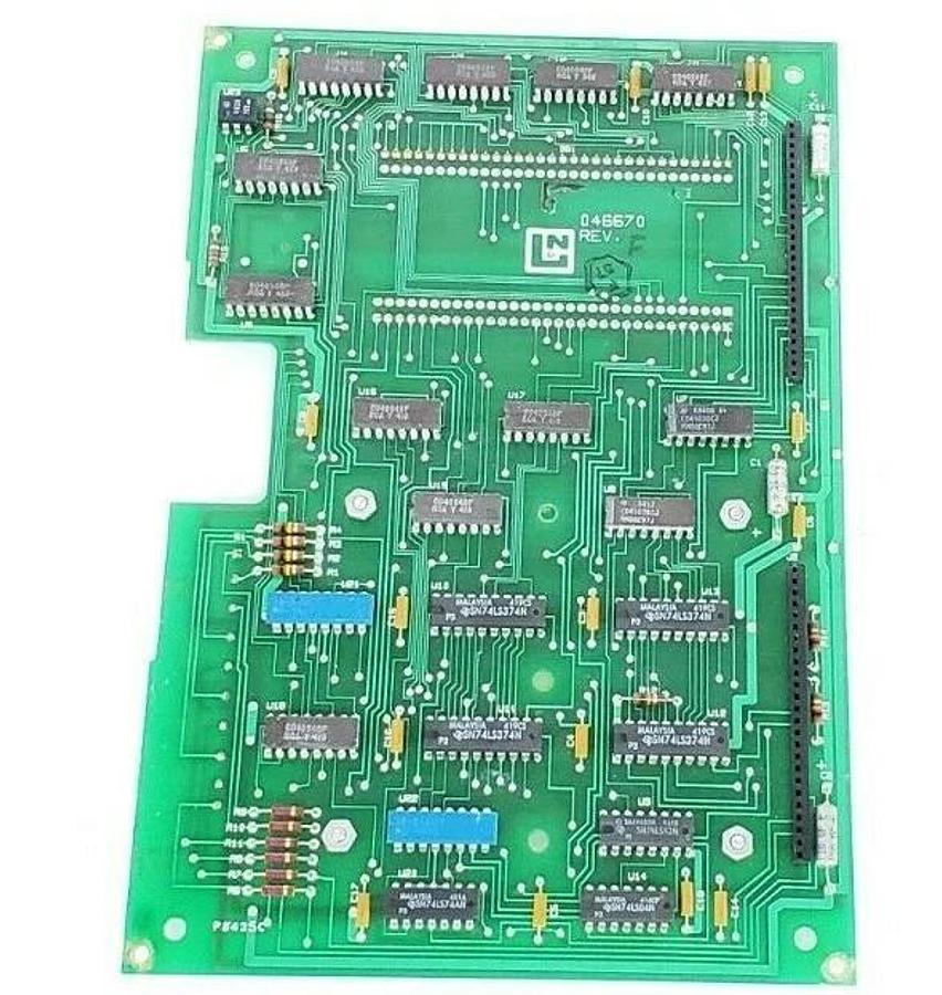 Used HONEYWELL LEEDS & NORTHRUP 046670 DISPLAY BOARD REV. F