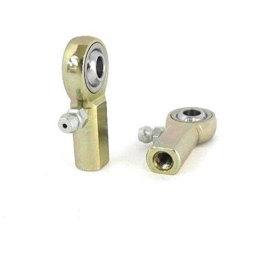 Used LOT OF 2 NEW AURORA MW-4Z FEMALE RH ROD END MW4Z, .250'' ID, 1/4-28 THREAD