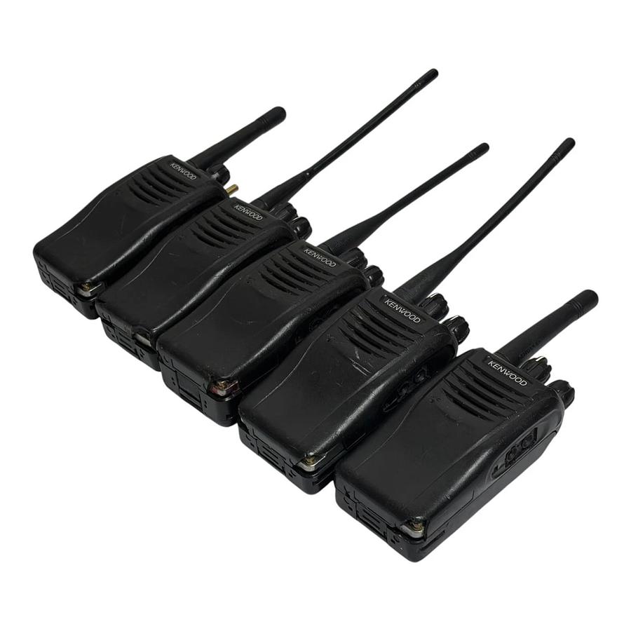 Used Kenwood TK-3360-K UHF Radios Chipped Housing Functional - Lot of 5