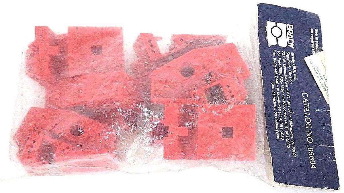 Used NIB BRADY 65694 MULTI-POLE BREAKER LOCKOUT DEVICE (QTY: 6)