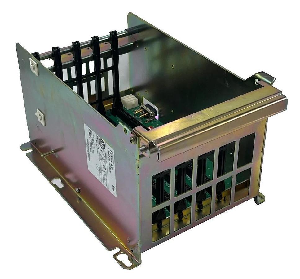 Used Allen-Bradley 1771-A1B/B Rev M01 4-Slot PLC-5 I/O Chassis Assembly 96815210 A01