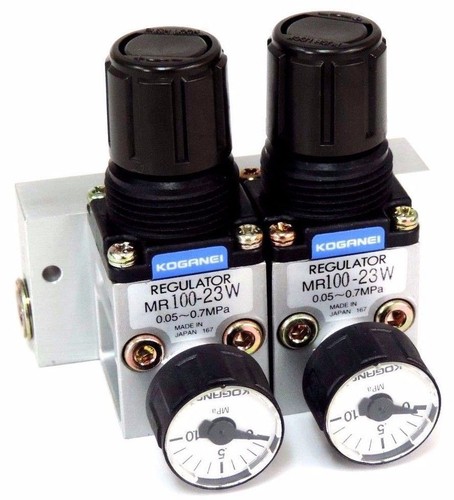 Used NIB KOGANEI R100M2A-58W MANIFOLD REGULATOR W/ MR100-23W