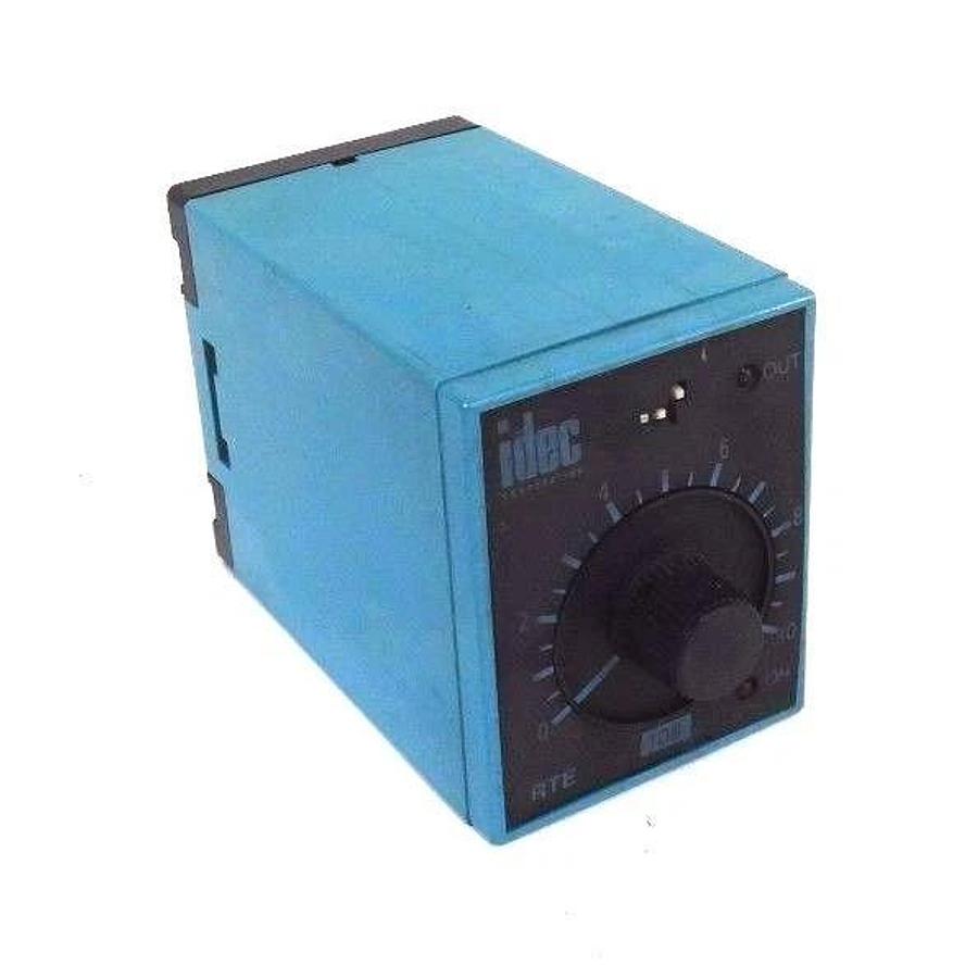 Used IDEC RTE-PF1 ELECTRONIC TIMER 120V, 50/60HZ, 0-10S, RTEPF1