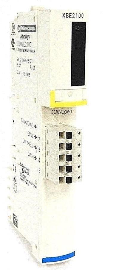 Used SCHNEIDER ELECTRIC TELEMECANIQUE STBXBE2100 ADVANTYS CANOPEN EXTENSION MODULE