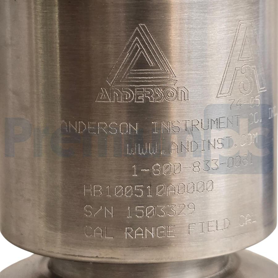 Used ANDERSON NEGELE HB100510A0000 HB MINI HYDROSTATIC LEVEL TRANSMITTER SS/316L NSNP