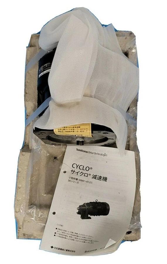 Used NIB SUMITOMO CNHX-6090-8P-6 CYCLO-DRIVE CNHX60908P6, 1.0KW 2000 R/MIN