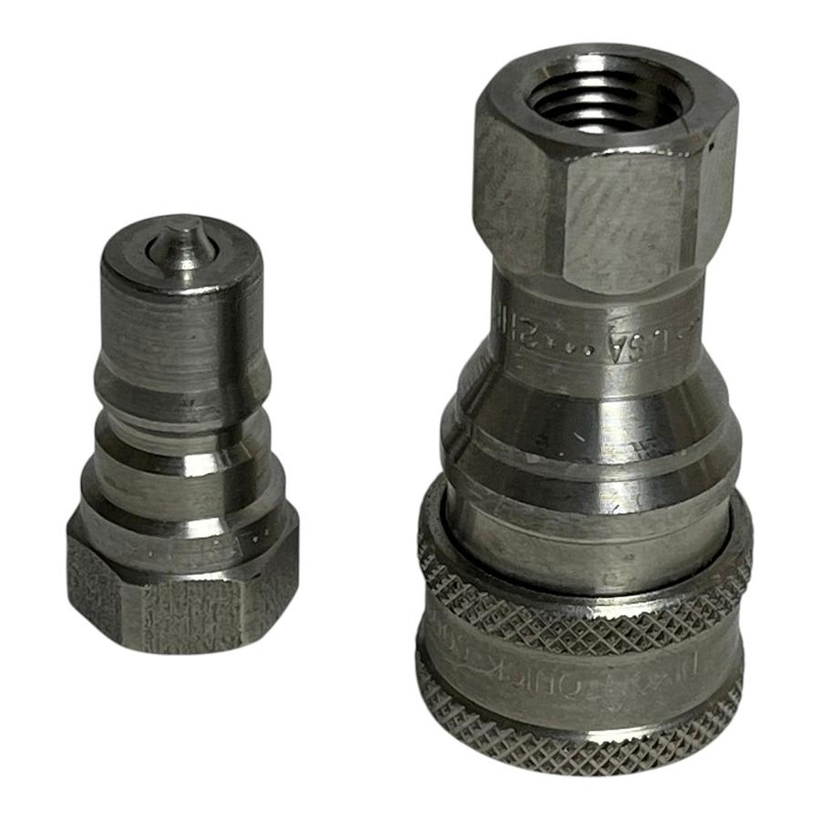 Used Dixon Quick Coupling 2HF2-S H2F2-S Hydraulic Stainless Steel Coupler New