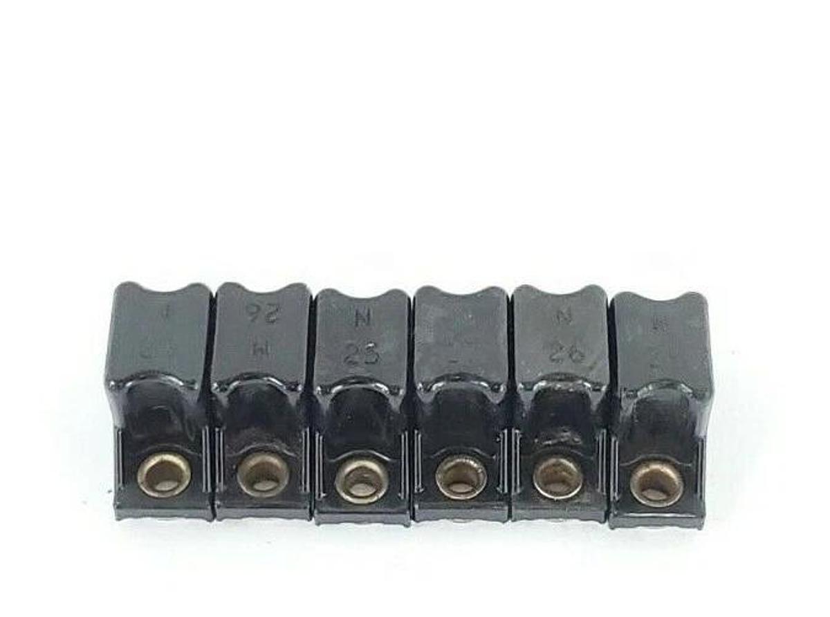 Used LOT OF 6 ALLEN BRADLEY HEATER ELEMENTS N25, N26, N27, N29