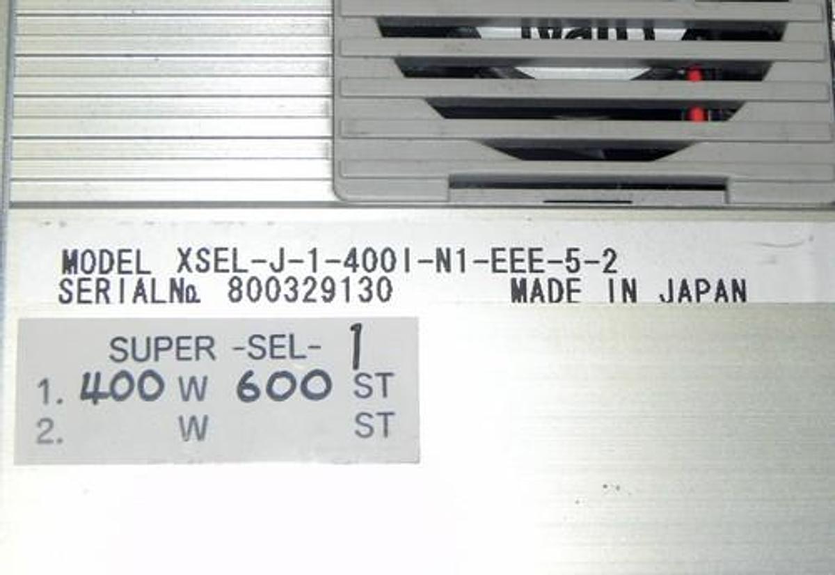 Used IAI XSEL-J-1-4001-N1-EEE-5-2 XSEL CONTROLLER XSELJ14001N1EEE52