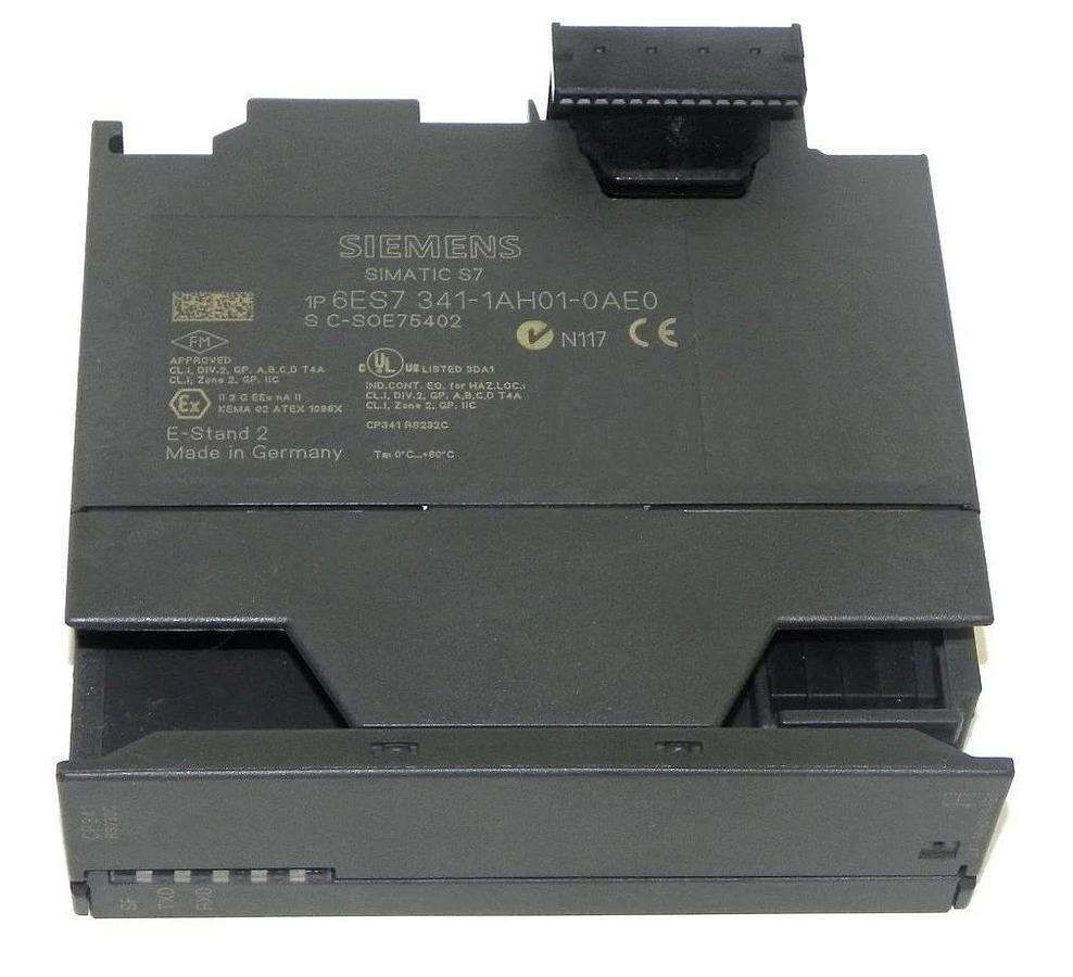 Used SIEMENS 6ES7-341-1AH01-0AE0 COMMUNICATION MODULE S7300 CP341 6ES73411AH010AE0