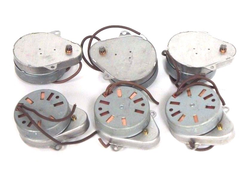 Used LOT OF 6 EAGLE SIGNAL PMM-2 MOTORS 240V, 20RPM, 50/60HZ, PMM2