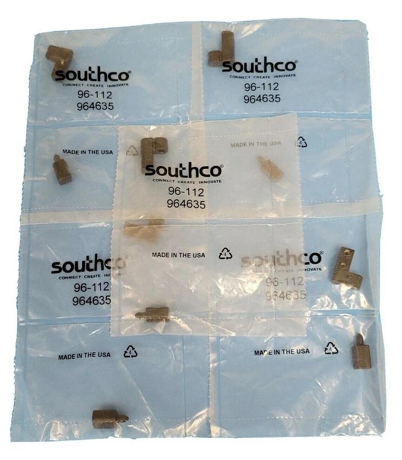 Used LOT OF 5 NEW SOUTHCO 96-112 REMOVABLE LIFT OFF HINGES 6-32 THREAD HOLE