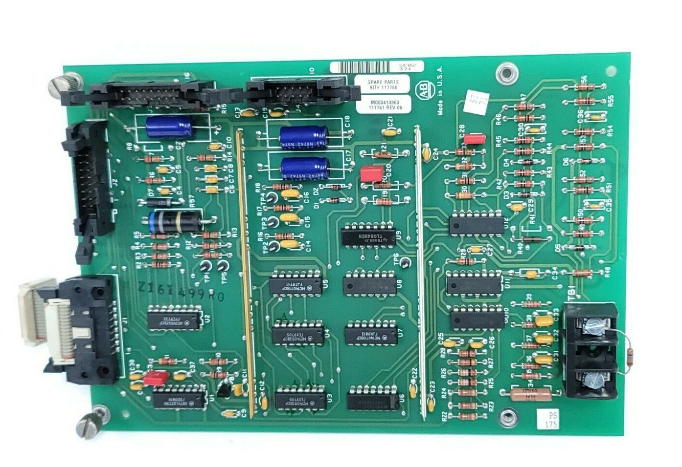 Used ALLEN BRADLEY 117761 CONTROL BOARD REV. 06