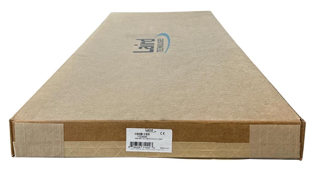 LAIRD TECHNOLOGIES YS3606 360-380 10.2 DB 6 ELE SLV YAGI ANTENNA 360-380MHz NSMP