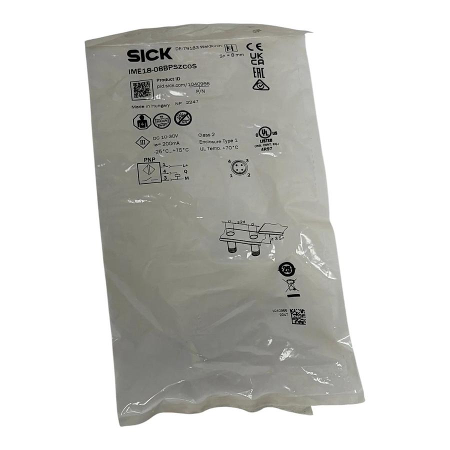 Used SICK IME18-08BPSZCOS Inductive Proximity Sensor M18 PNP NO 1040966 New Sealed