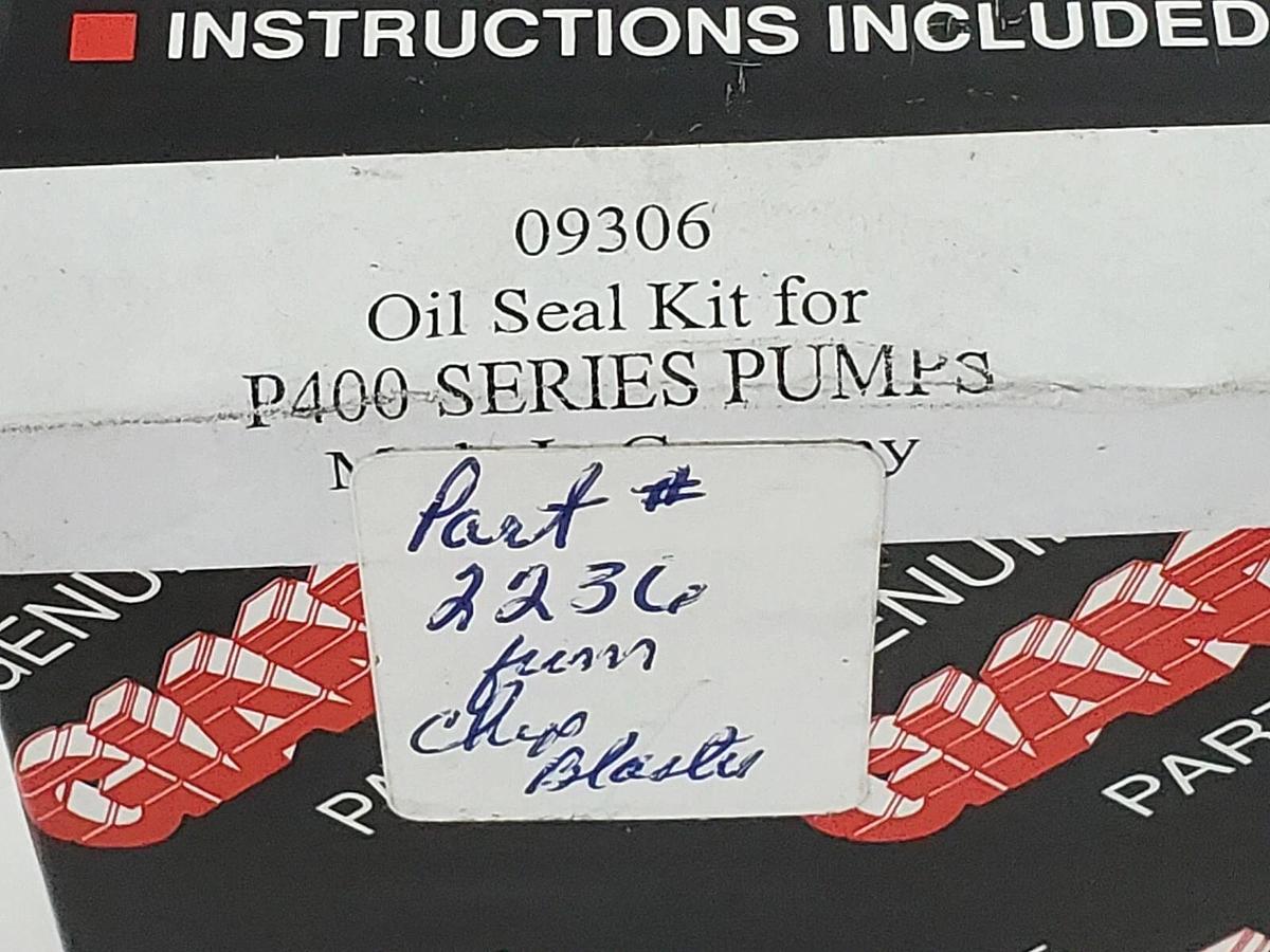 Used NIB GIANT 09306 OIL SEAL KIT FOR P400 SERIES PUMPS