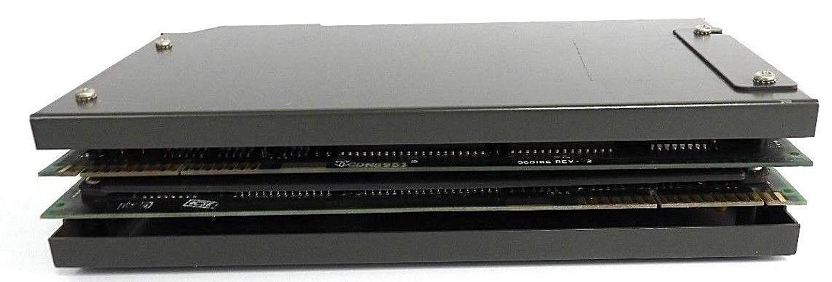 Used LOT OF 2 ALLEN BRADLEY 1771-KA2 COMMUNICATION ADAPTER MODULES SERIES A REV. G