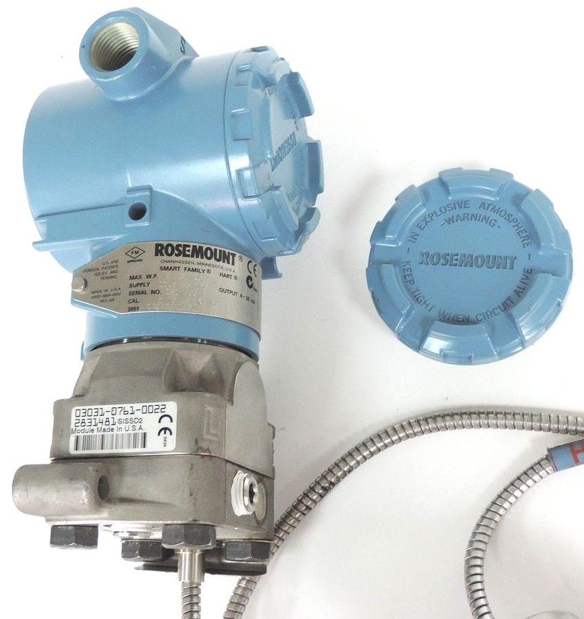 Used ROSEMOUNT 3051CG2A22A1AS1 3051C PRESSURE TRANSMITTER 1199WNB05SSCW70LA00 NEW