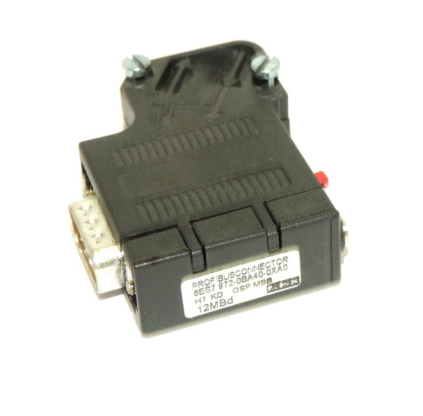 Used NEW SIEMENS 6ES7-972-0BA40-0XA0  CONNECTOR BUS 35 DEGREE, 6ES79720BA40OXA0