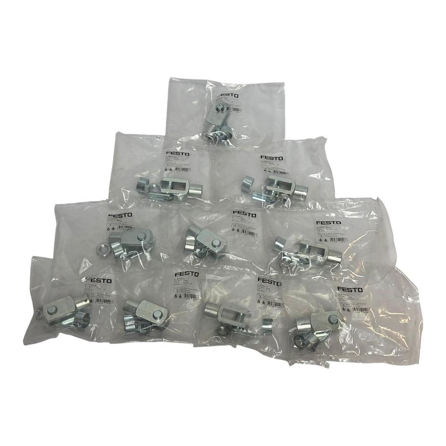 Used Festo SG-M10X1,25 Rod Clevis Mounting Foot Material 6144 Box of 10 - New Sealed