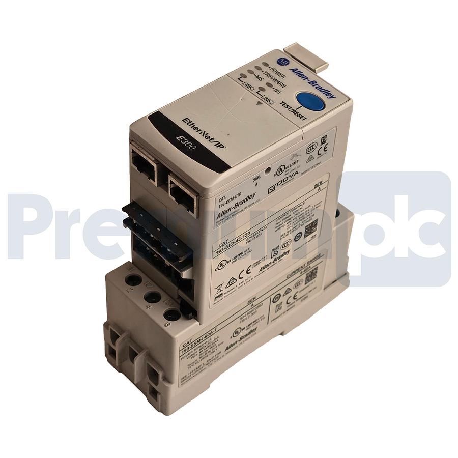 Used Allen-Bradley E300 Overload Relay 193-ESM-I-60A-T | 193-EIO-43-120 | 193-ECM-ETR