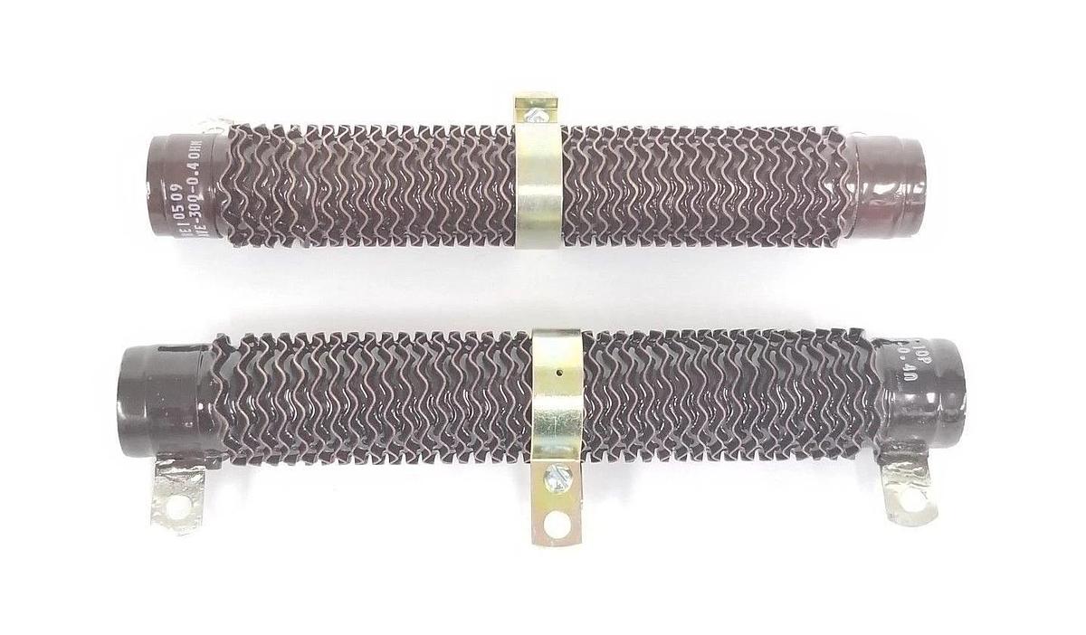 Used LOT OF 2 NIB GENERIC 723663002 RESISTORS AVE-300-0.4 OHM, HE1042810P, HE1050910P