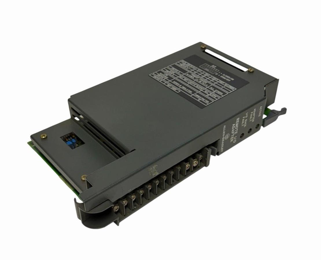 Used ALLEN BRADLEY 1771-ASB /E REV. C03 REMOTE I/O ADAPTER MODULE F/W REV: H