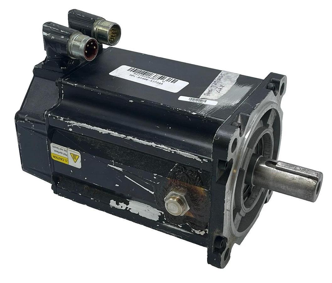 Used Allen Bradley MPL-B540K-SJ72AA Servo Motor 5.4kW 4000 RPM 165mm W/ DRAIN PLUG