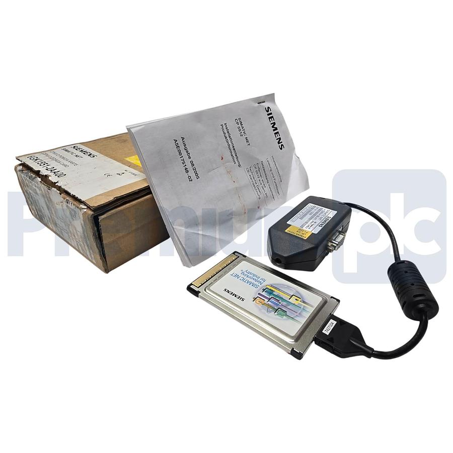 Used Siemens 6GK1551-2AA00 CP 5512 PC Card PCMCIA for PROFIBUS MPI Field Bus USPI