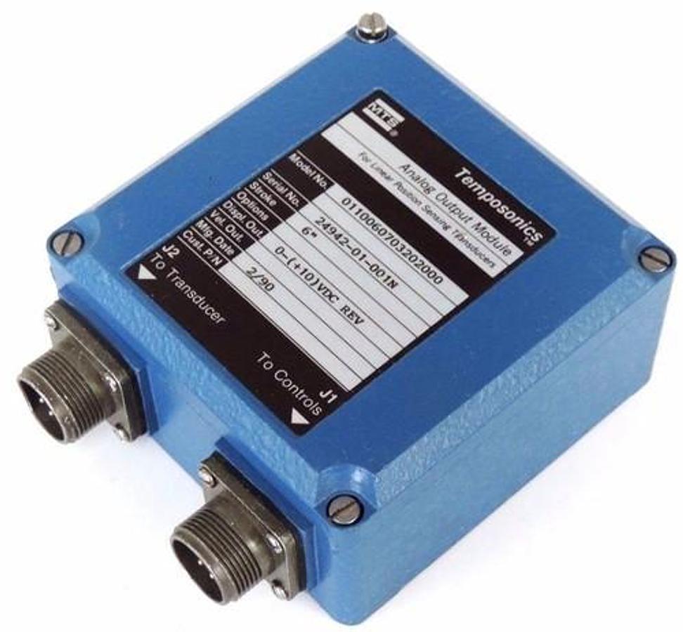 Used MTS TEMPOSONICS 0110060703202000 ANALOG OUTPUT MODULE 6" STOKE 24942-01-001N