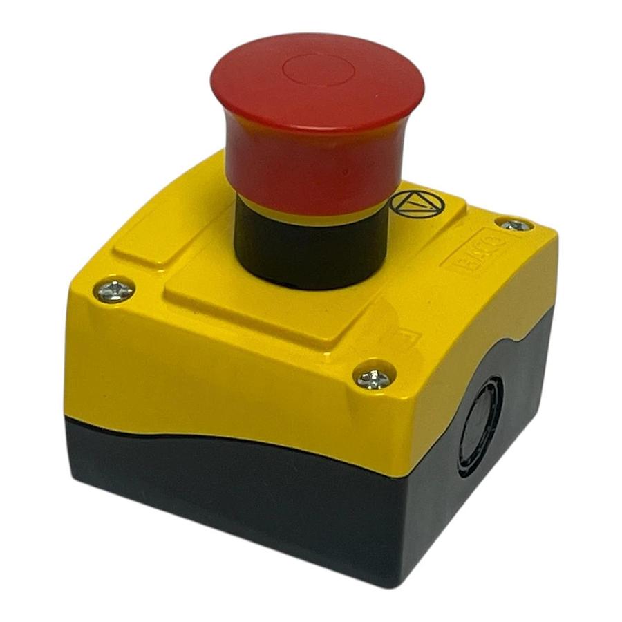 BACO LBX15301 Emergency Stop Switch Enclosure 40mm Red Mushroom Push-Pull, NSMP