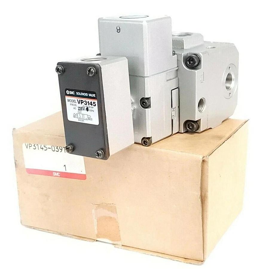 Used NIB SMC VP3145-039TB SOLENOID VALVE VP3145 AC 220V