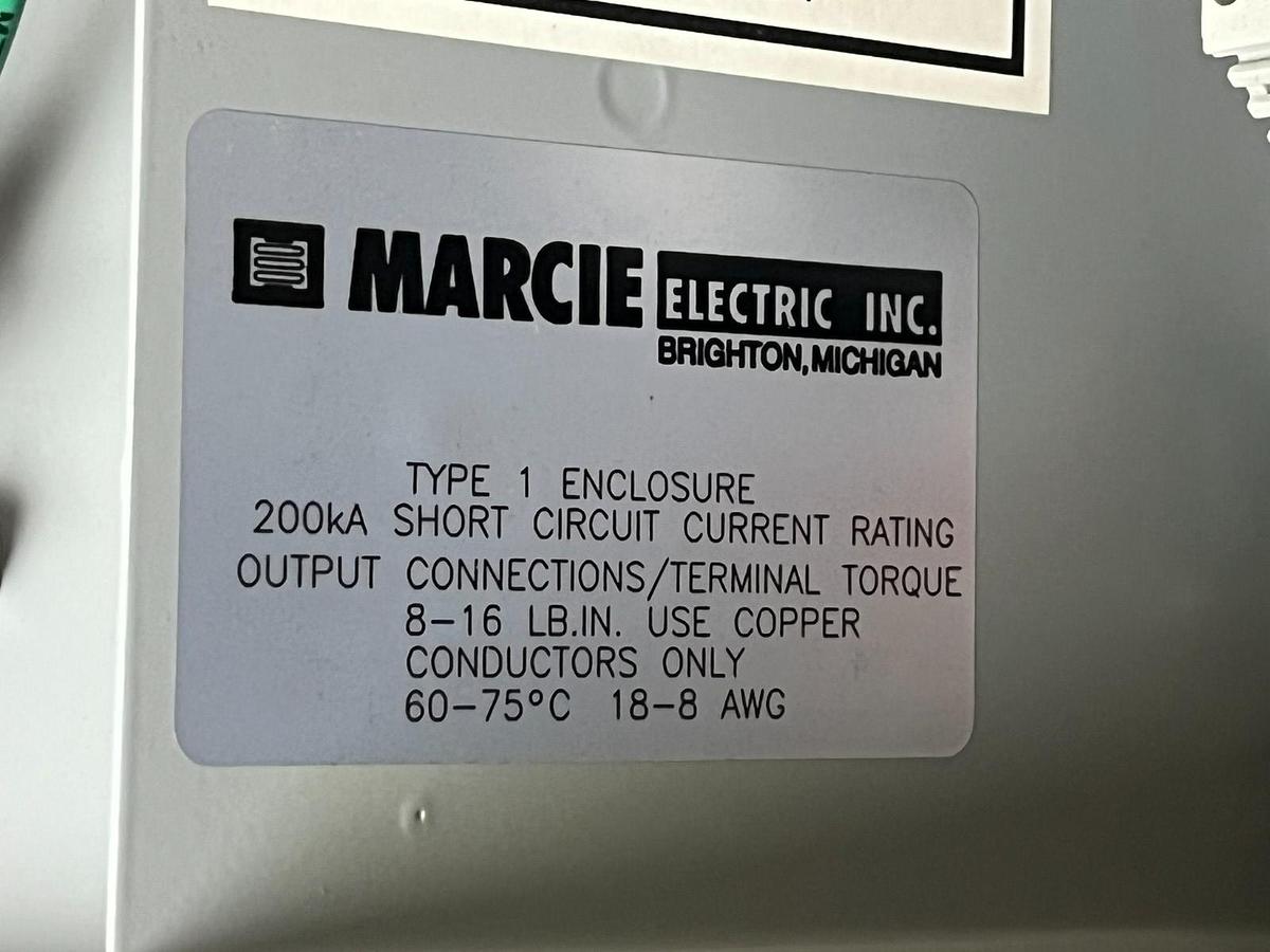 Used Marcie Electric OM3000-2895 Transformer Disconnect Enclosure 3kVA 480V to 120V