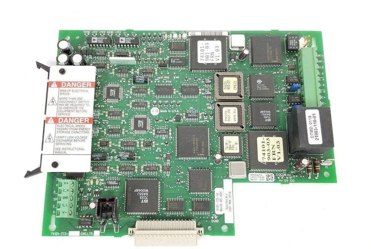 Used ALLEN BRADLEY 1336T-MCB-SP51B MAIN CONTROL BOARD 74101-772-54 REV. 03