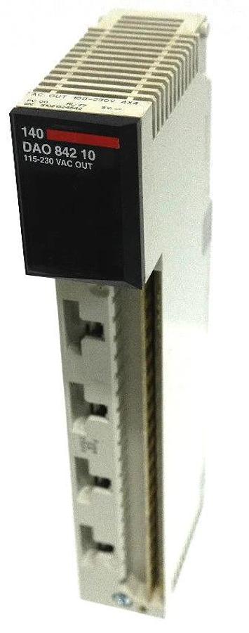Used AEG SCHNEIDER AUTOMATION 140DAO84210 OUTPUT MODULE 140-DAO-842-10