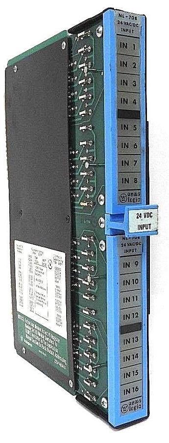 Used REPAIRED WESTINGHOUSE NL-708 INPUT MODULE 24VAC/DC NUMALOGIC NL708
