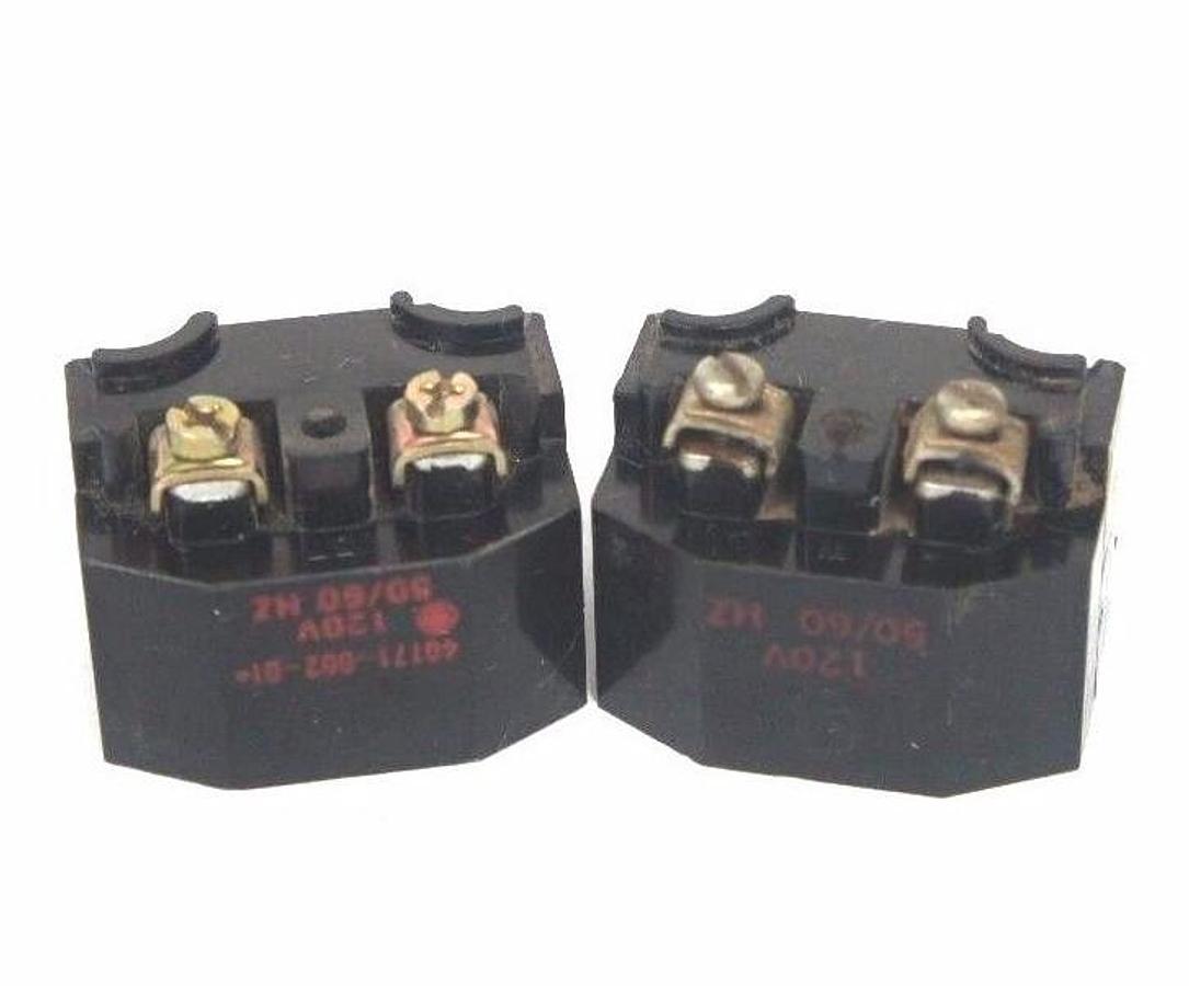Used LOT OF 2 ALLEN BRADLEY 40171-002-01 TRANSFORMER MODULES FOR PILOT LIGHT 120VAC