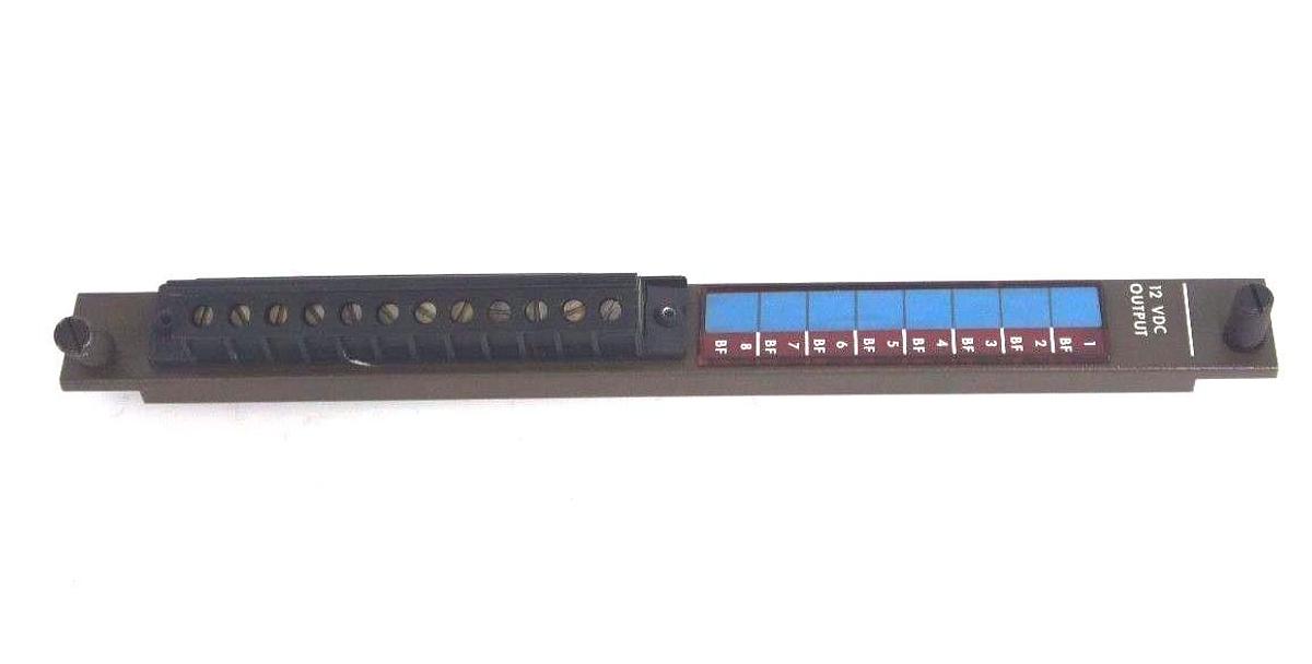 Used GE FANUC IC600FP907B FACEPLATE 12VDC SOURCE OUTPUT