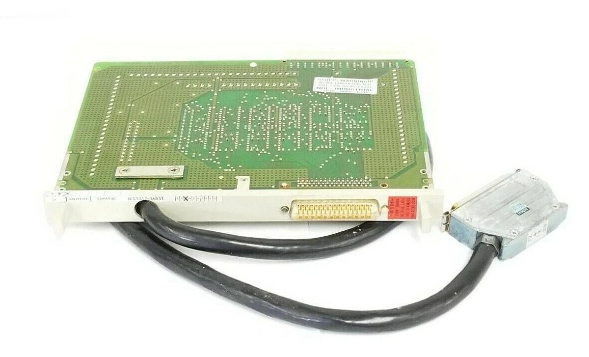 Used SIEMENS 6ES5 312-3AB31 INTERFACE MODULE W/ CABLE GWK-X20 C79040-A0092-C216-05-85