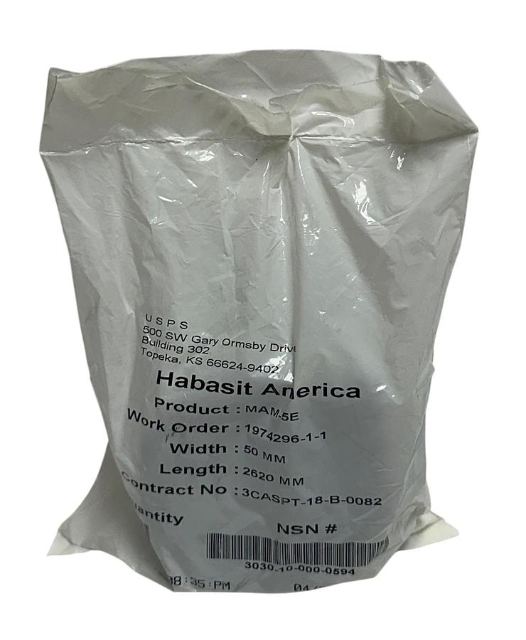 3 HABASIT AMERICA MAM-5E / MAM5E CONVEYOR BELTS W: 50mm L: 2,620mm OEM NSFS