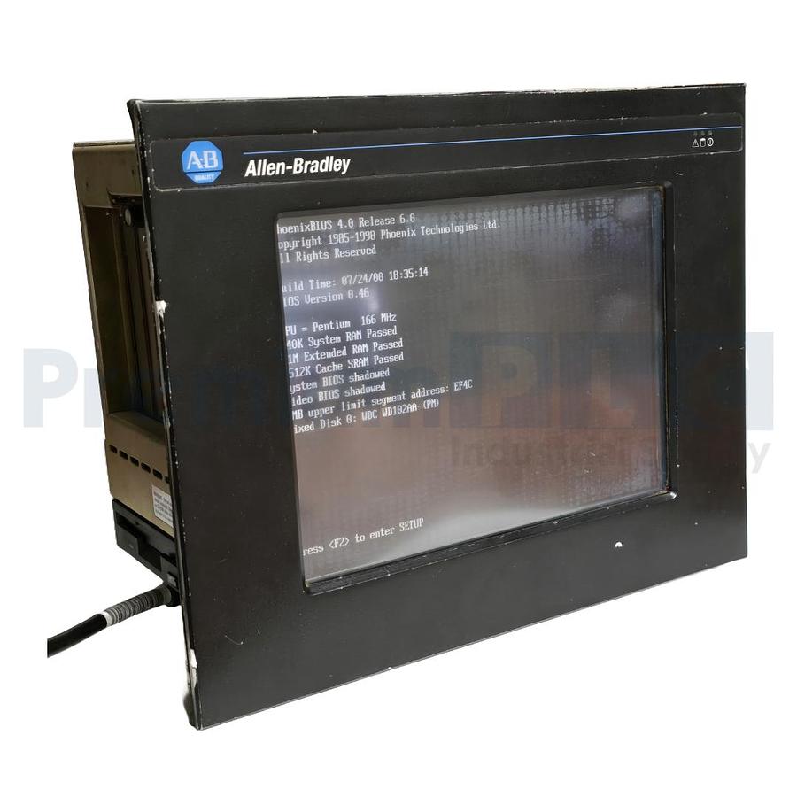 Used USED ALLEN BRALDLEY 6181-ABAABBZZZ /B FLAT PANEL INDUSTRIAL COMPUTER RAC 6181