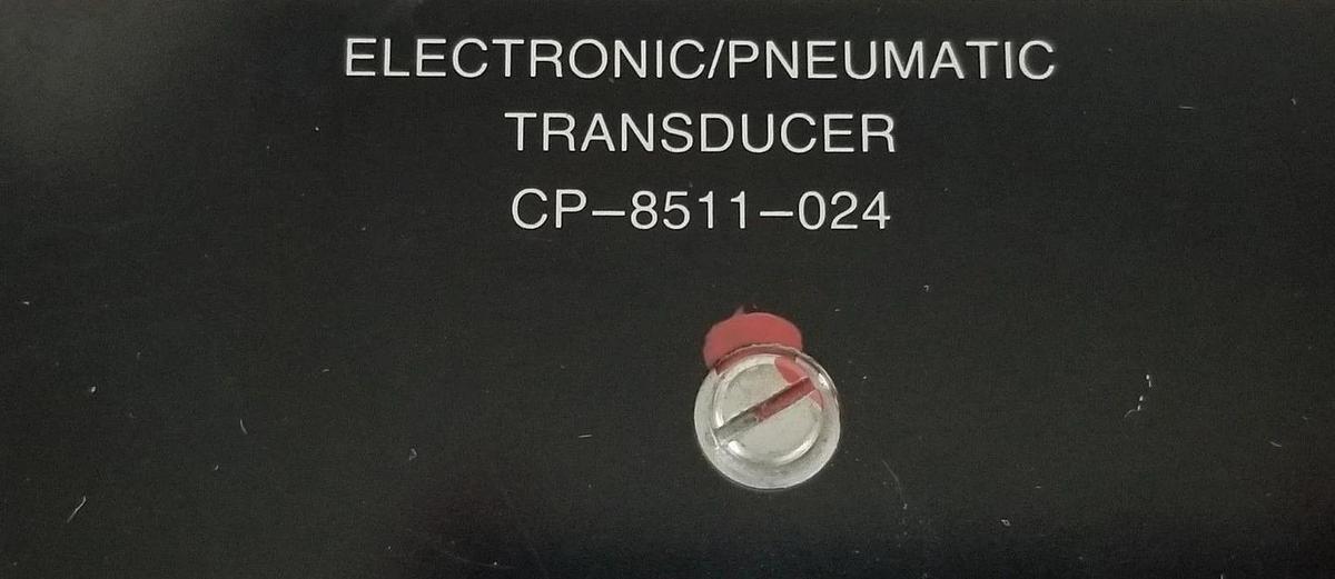 Used BARBER COLMAN CO. CP-8511-024 ELECTRONIC/PNEUMATIC TRANSDUCER BDZD-1137 BC1-0