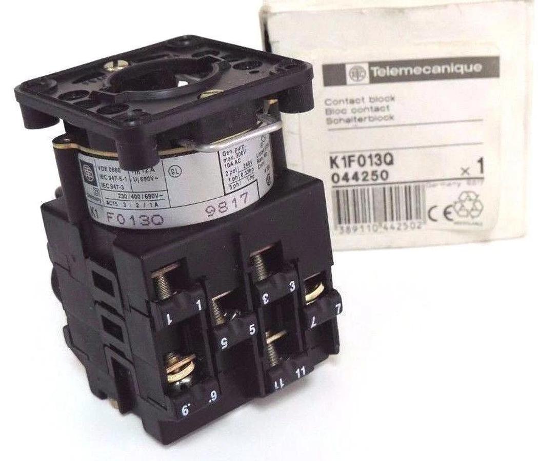 Used NIB TELEMECANIQUE K1F013Q CONTACT BLOCK