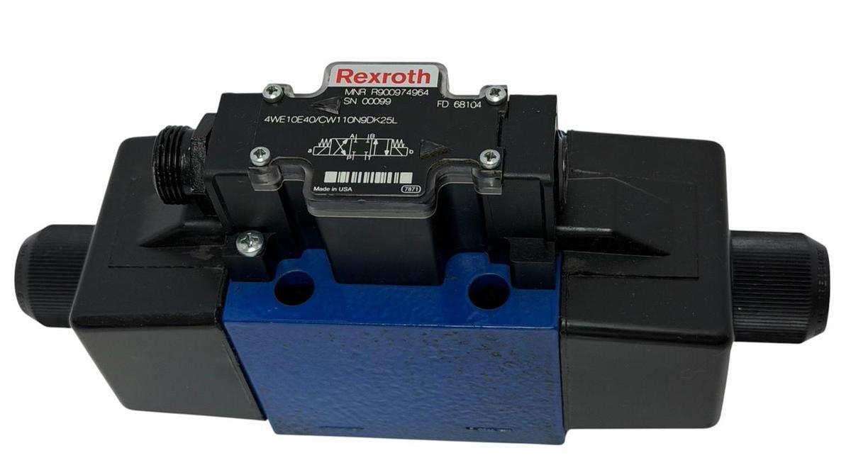 Used Bosch Rexroth 4WE10E40/CW110N9DK25L Directional Solenoid Valve — R900974964