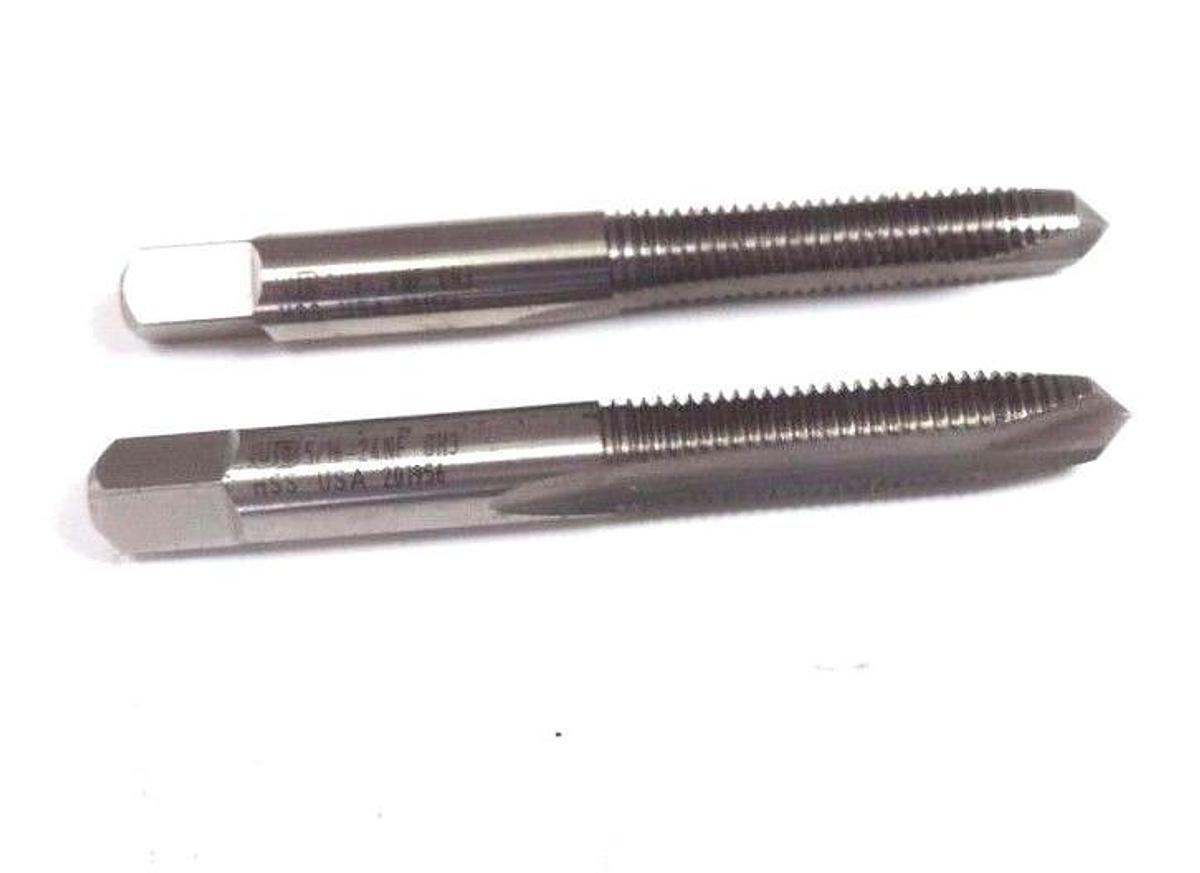 Used LOT OF 2 NEW UB 5/16-24NF GH3 HAND TAPS HSS 201956