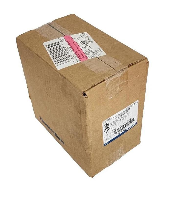 Used BOX OF 50 NEW THOMAS & BETTS 5252 1/2'' LIQUIDTIGHT FLEXIBLE METAL CONNECTORS