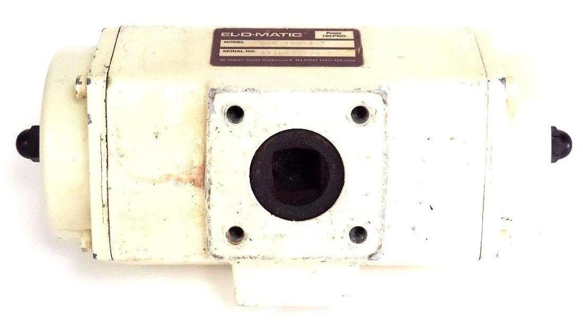 Used EL-O-MATIC ESN 100-4 PNEUMATIC VALVE ACTUATOR 120PSIG MAX, ESN1004
