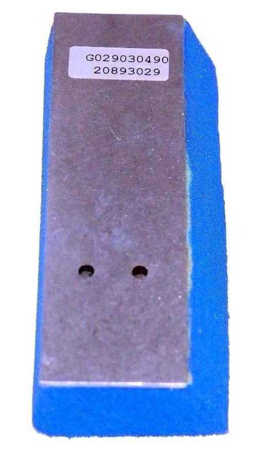 Used NEW KRONES G029030490 GRIPPER SPONGE CPL RM L= 130.5 B= 57.1 SOFT BLUE