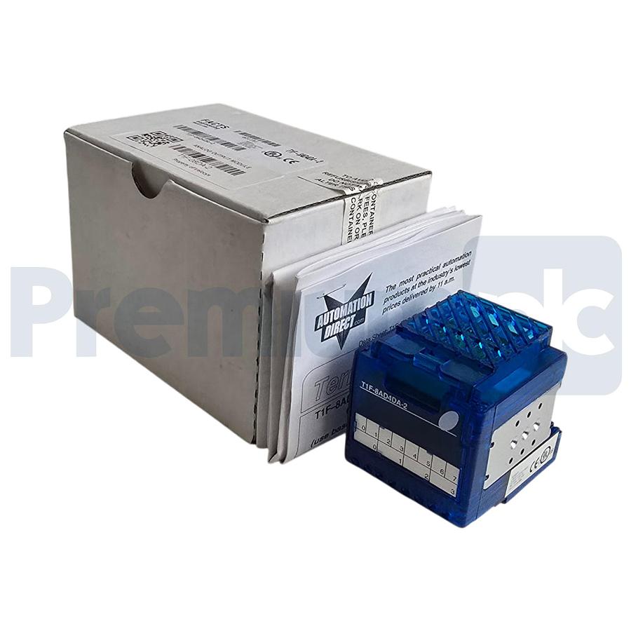FACTS ENGINEERING T1F-8AD4DA-2 TERMINATOR ANALOG I/O MODULE 8CH/IN 4CH/OUT NSMP