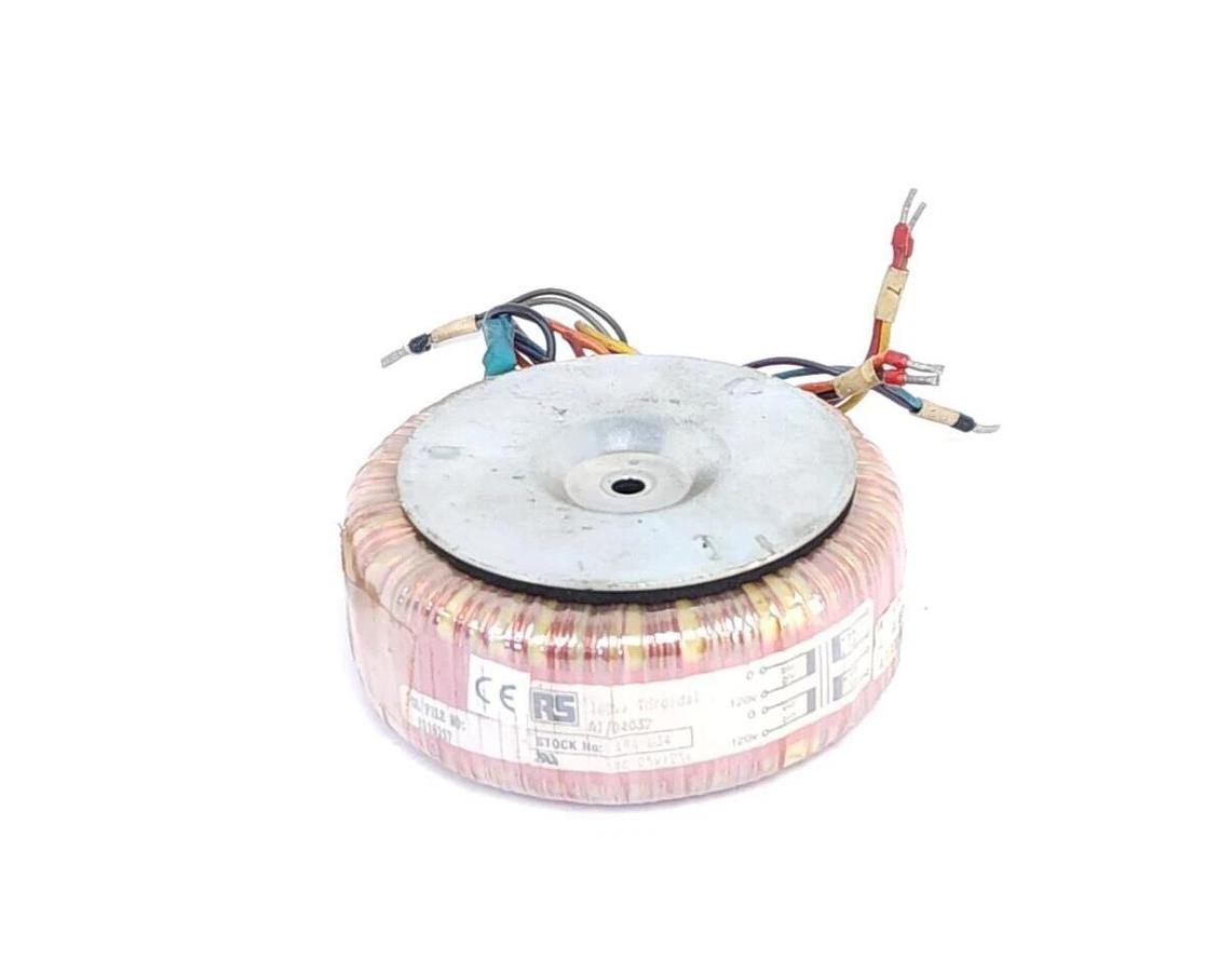 Used RS COMPONENTS 196-634 TOROIDAL TRANSFORMER 160VA 3.2AMP 25V